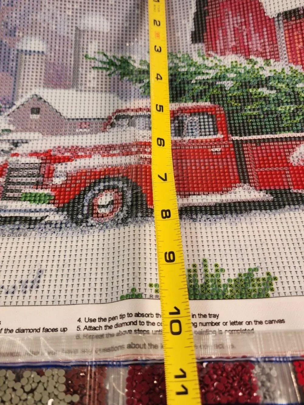 DIAMOND DOTS!!! Set of 2 Christmas themed diamond dot tapestries